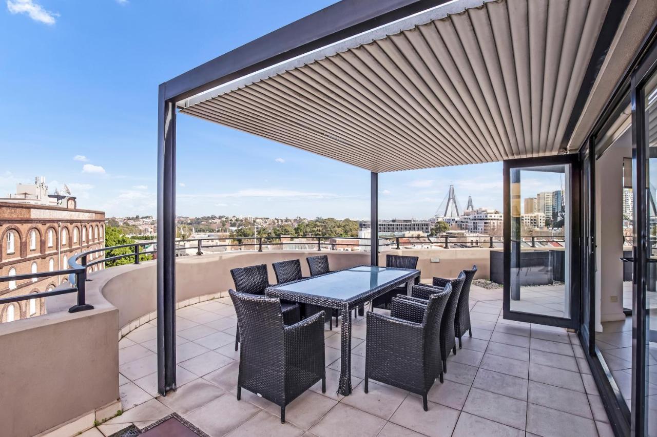 Pyrmont Darling Harbour Modern 3 Bdrm Penthouse Apartment - 16Pyr Sydney Esterno foto